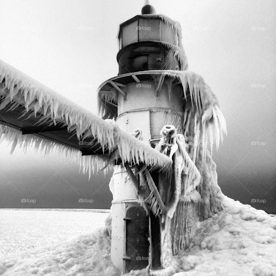 Icy Lighthouse