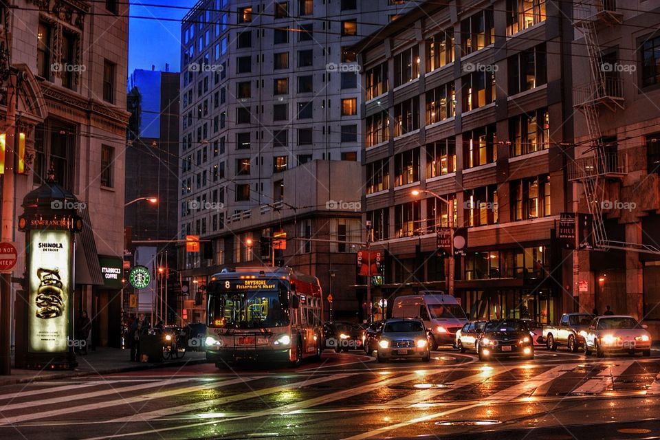 San Francisco at night