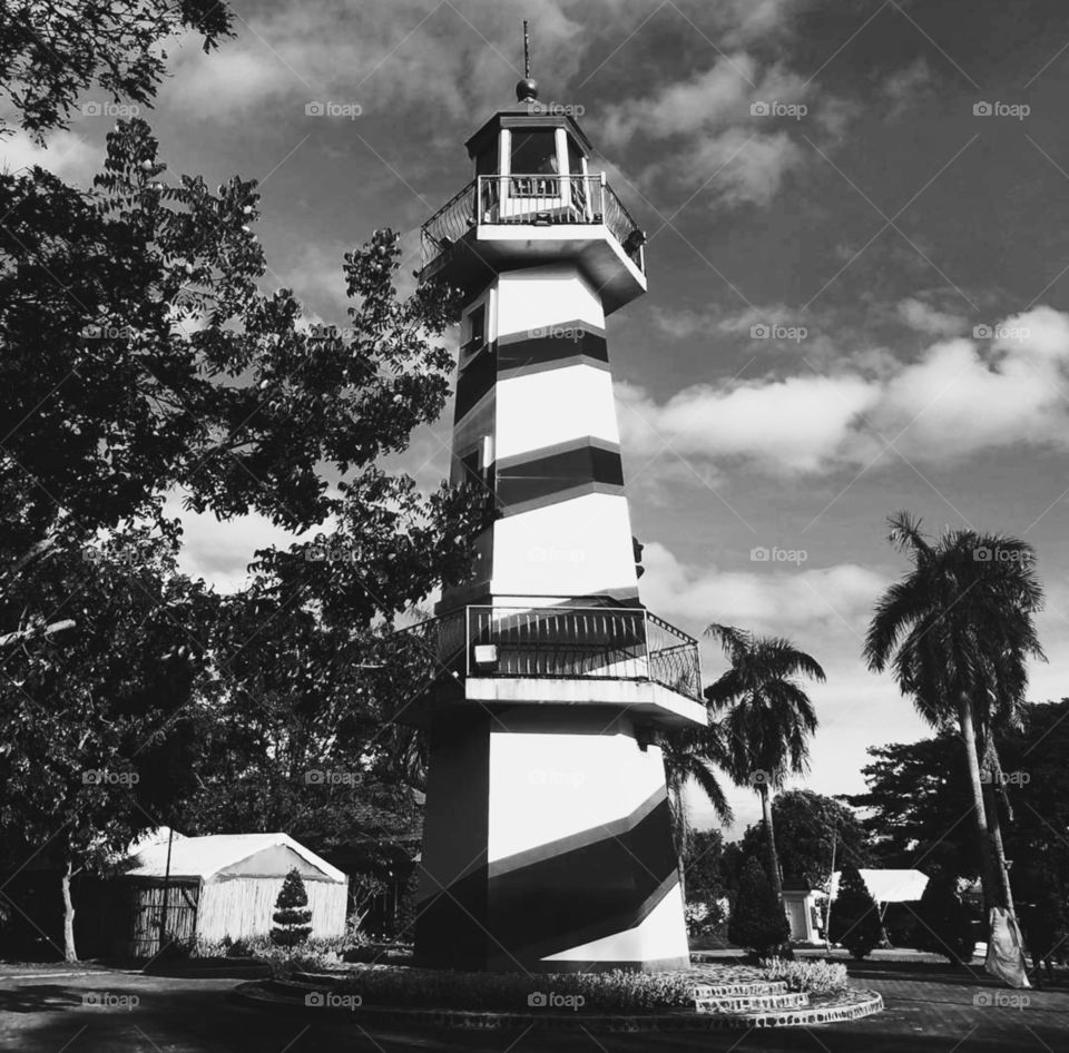 black and white architecture