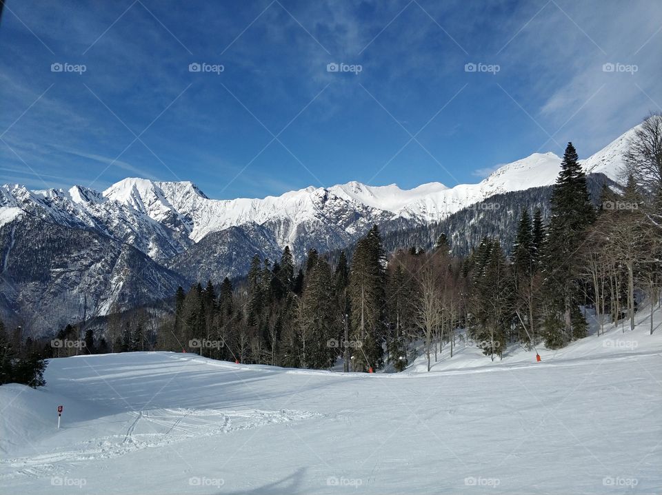 Krasnaya Polyana, Sochi, ski resort