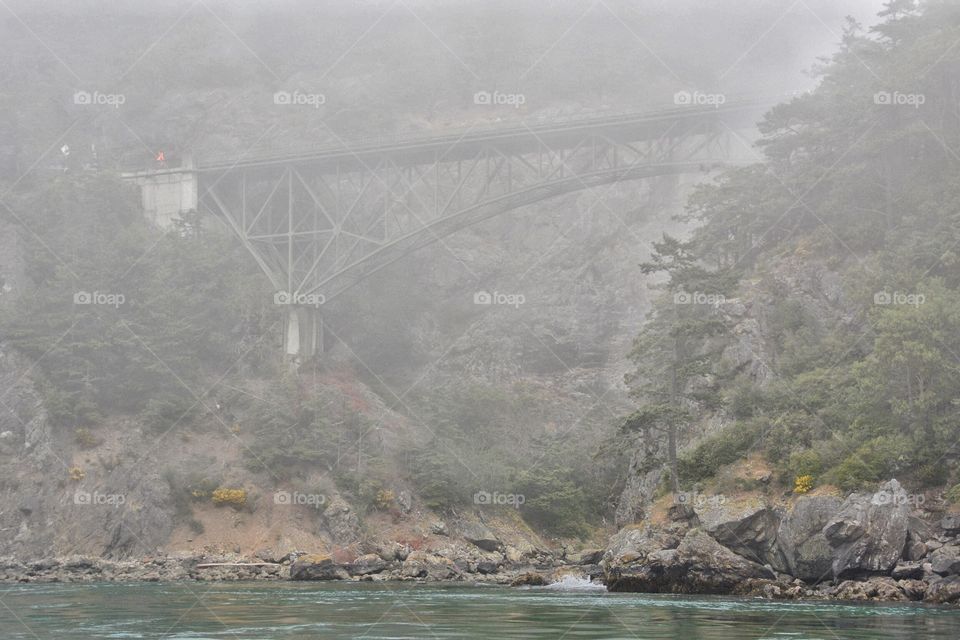 Bridge in the fog