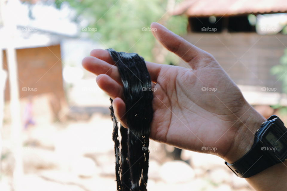 Tenun fabric from Lamalera, Flores