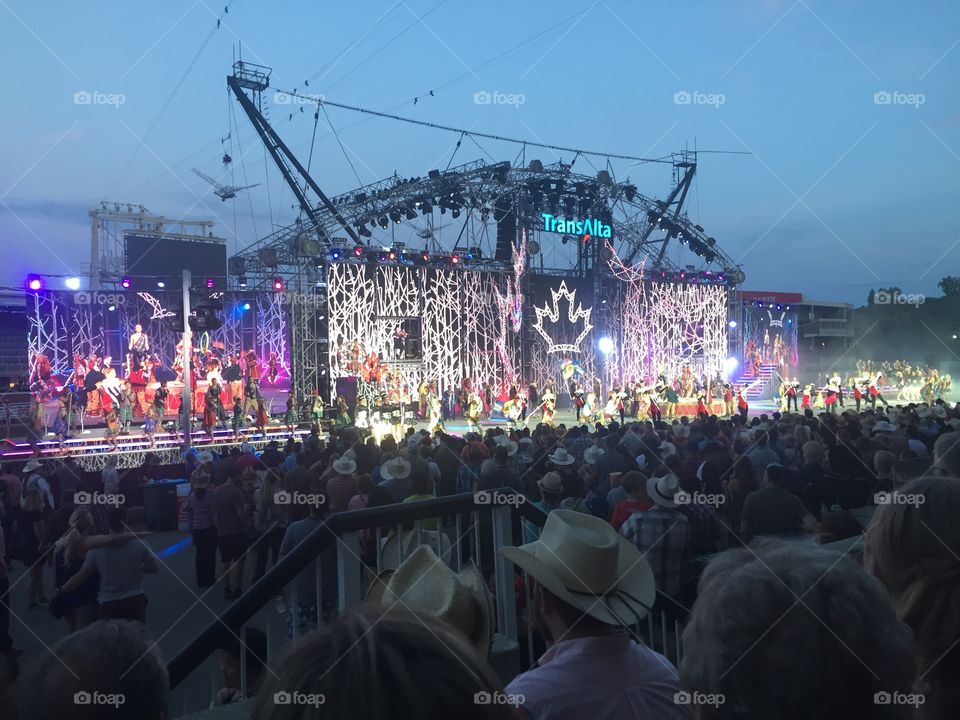 Calgary stampede Grand Stand event 