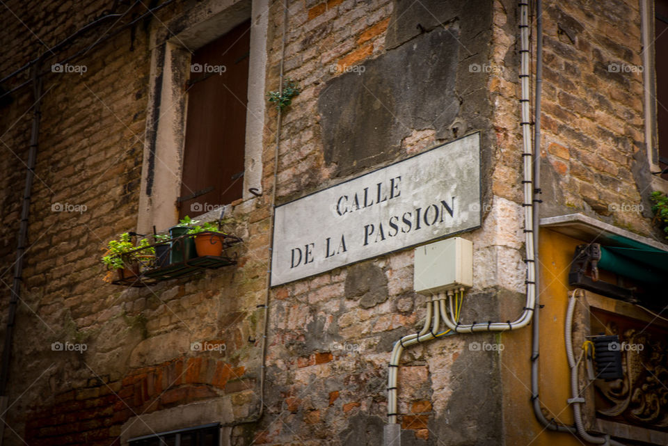 Calle de la Passion in Venice