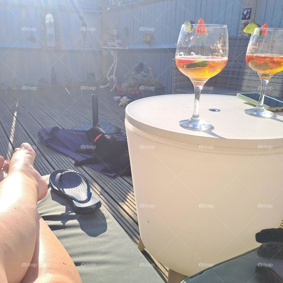 sunny afternoon drinks
