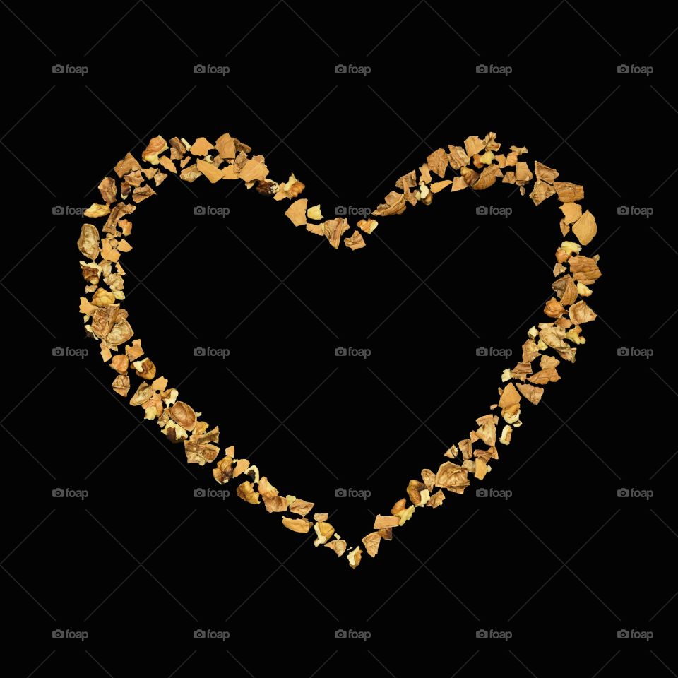 Heart shape nuts