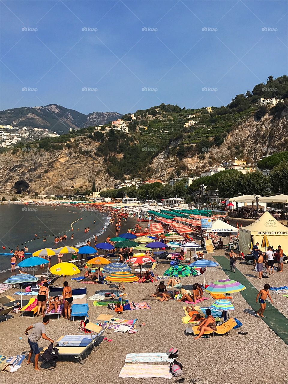Amalfi Coast Beach day