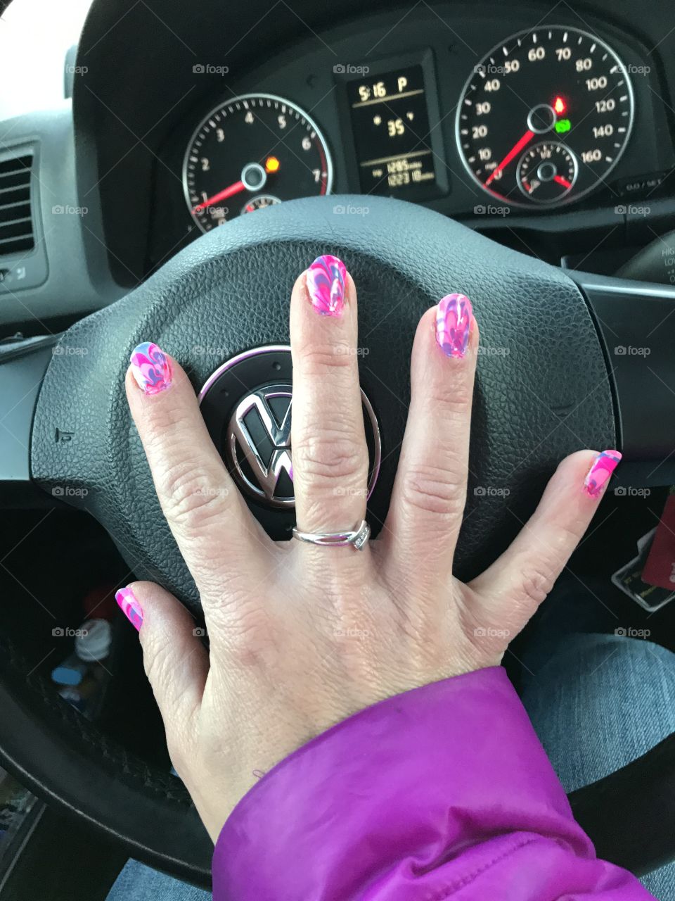 It's a pink nail celebration 