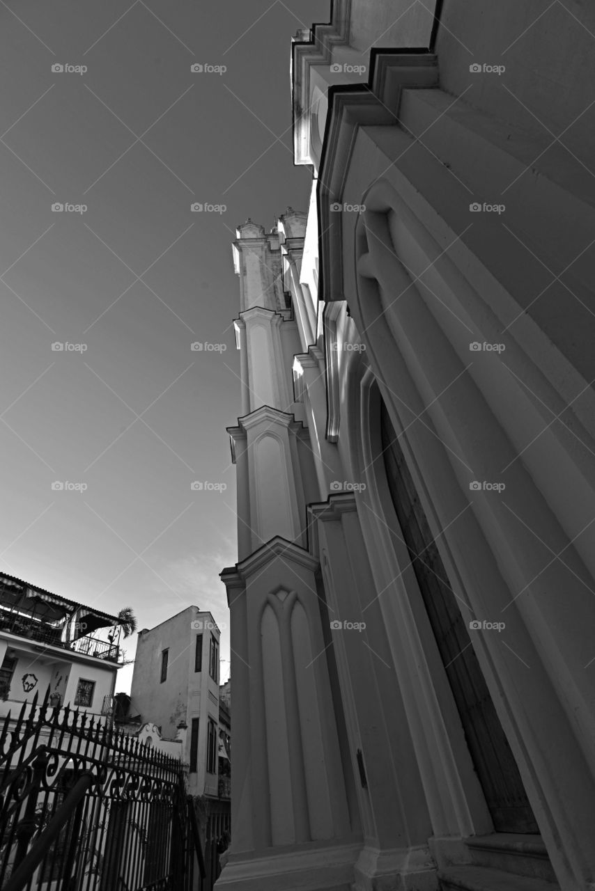 Church Santo Angel Custodio in Havana Cuba.