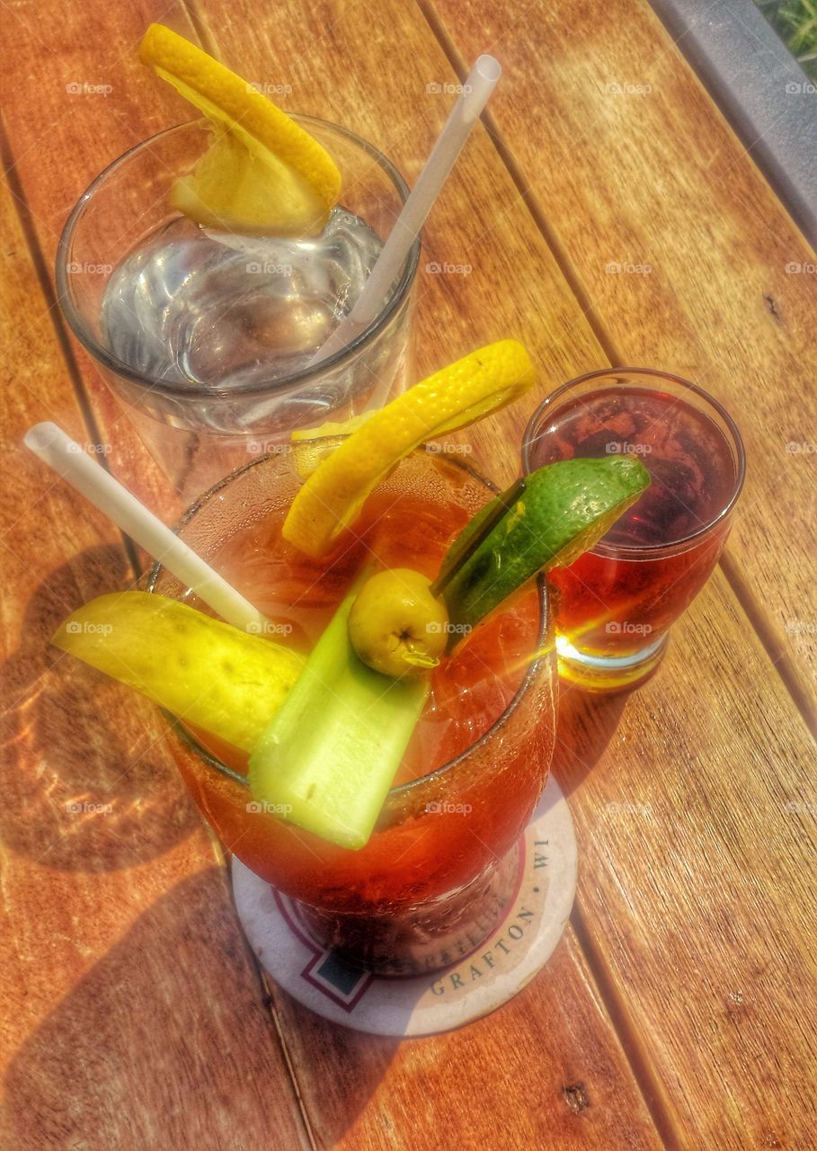 Summertime. Bloody Mary