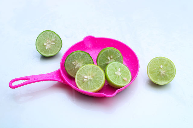 lemons are beautiful in pink colour. Amazing photography of pink colour combination