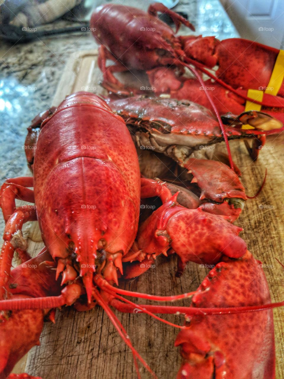 lobster and crab dinner