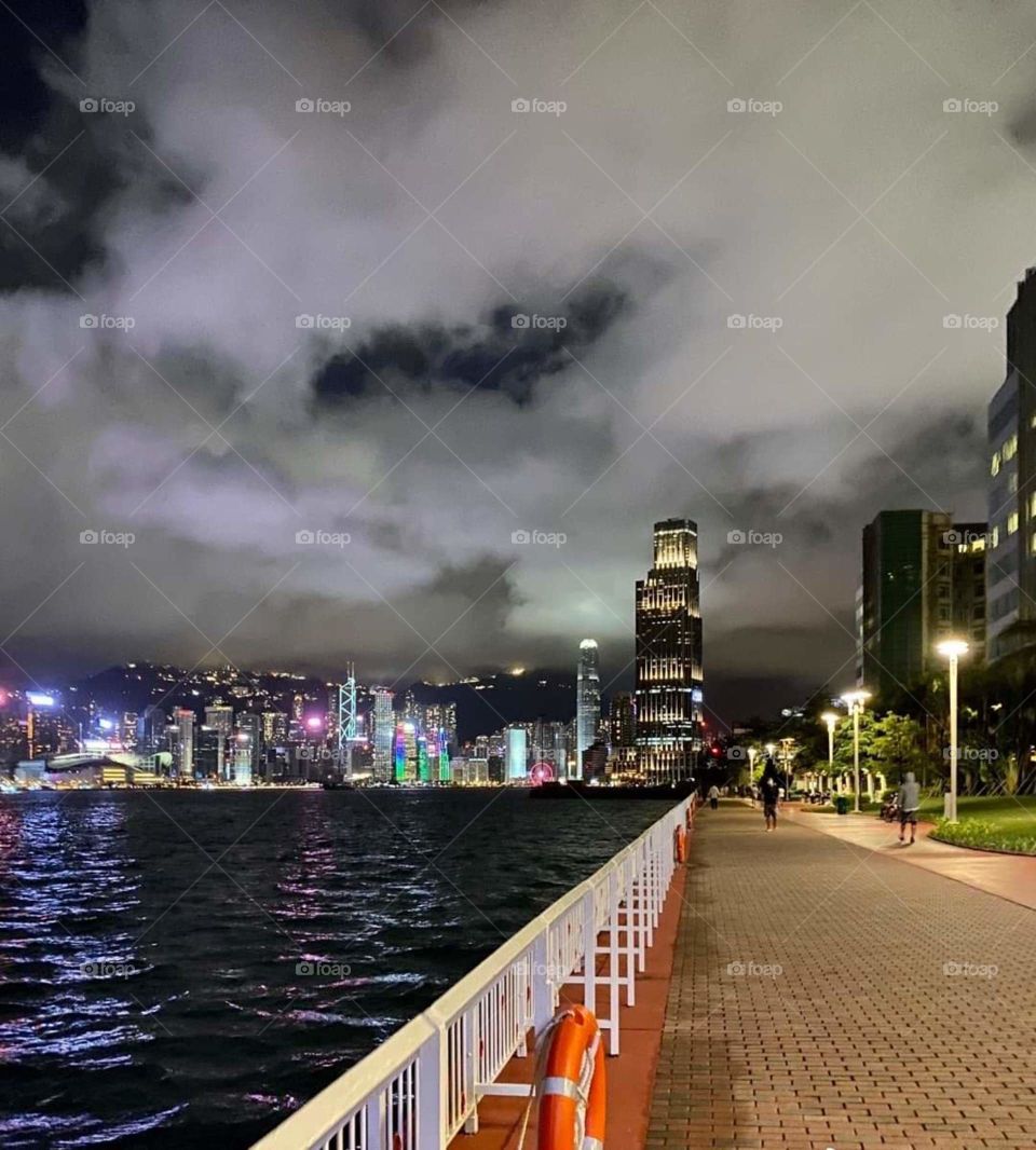 The beautiful night view