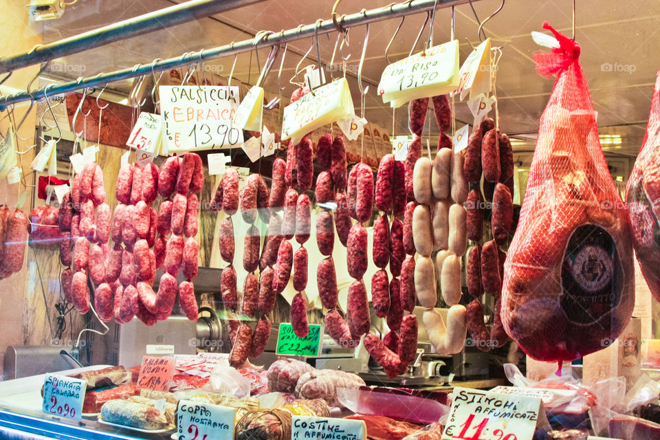 Italian meat market