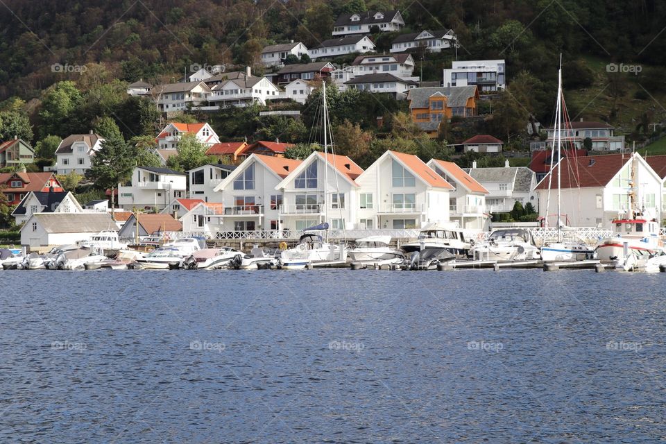Norway coast and towns