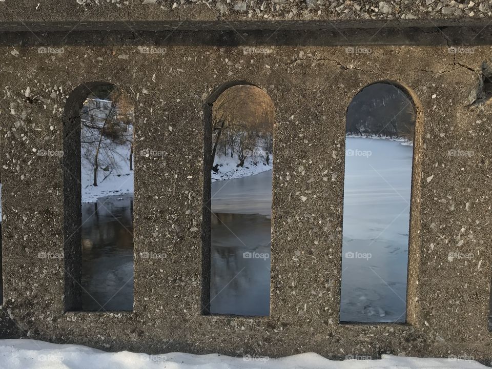 Creek through the cracks