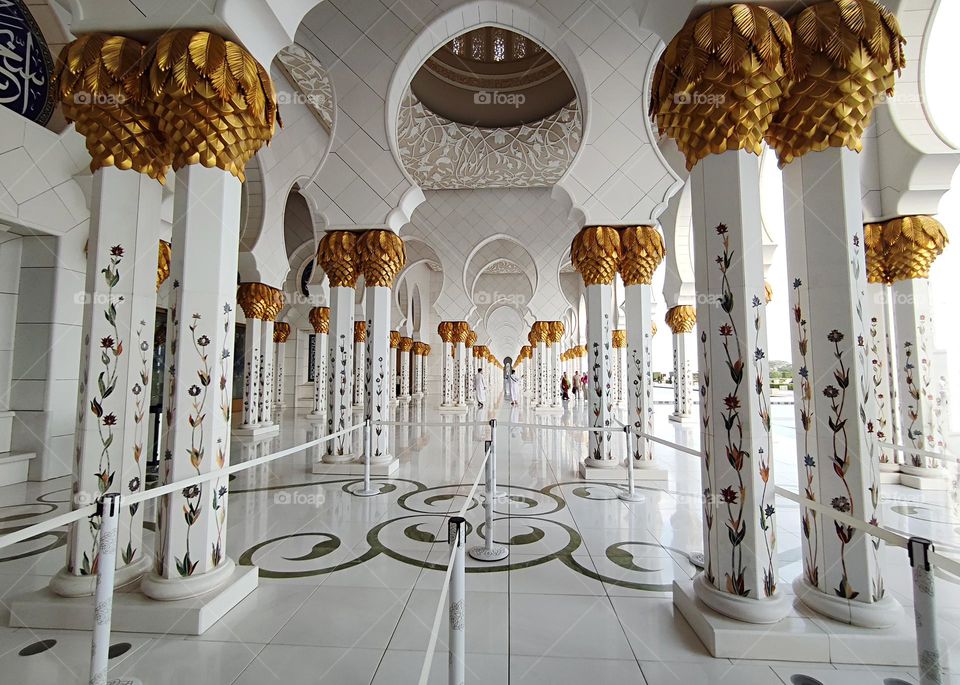 Architectural Marvels, Amazing White Mosque Architecture, Abu Dhabi