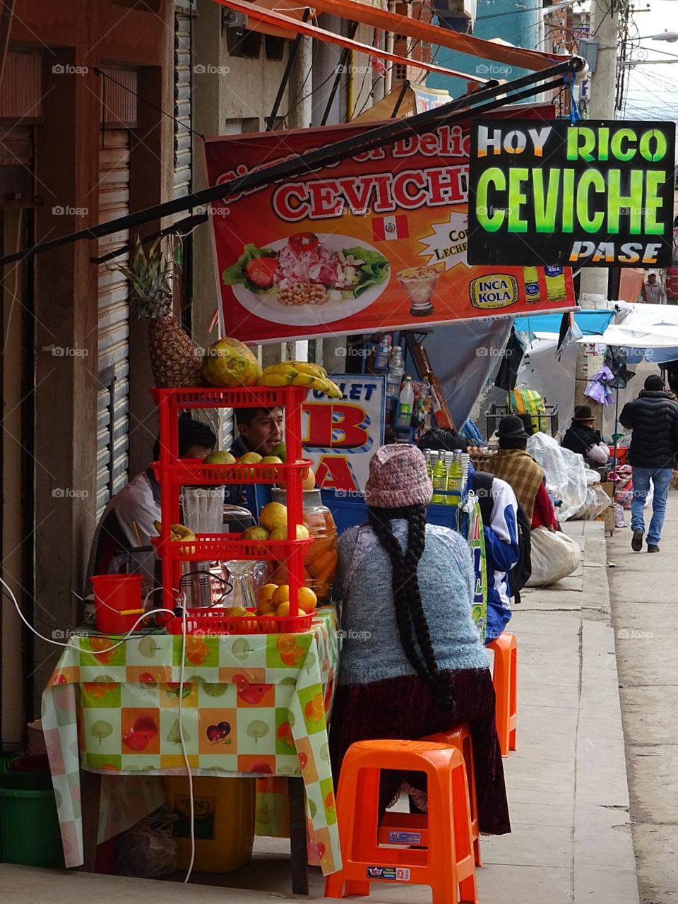 The best ceviche place in town. Copacabana, Bolivia