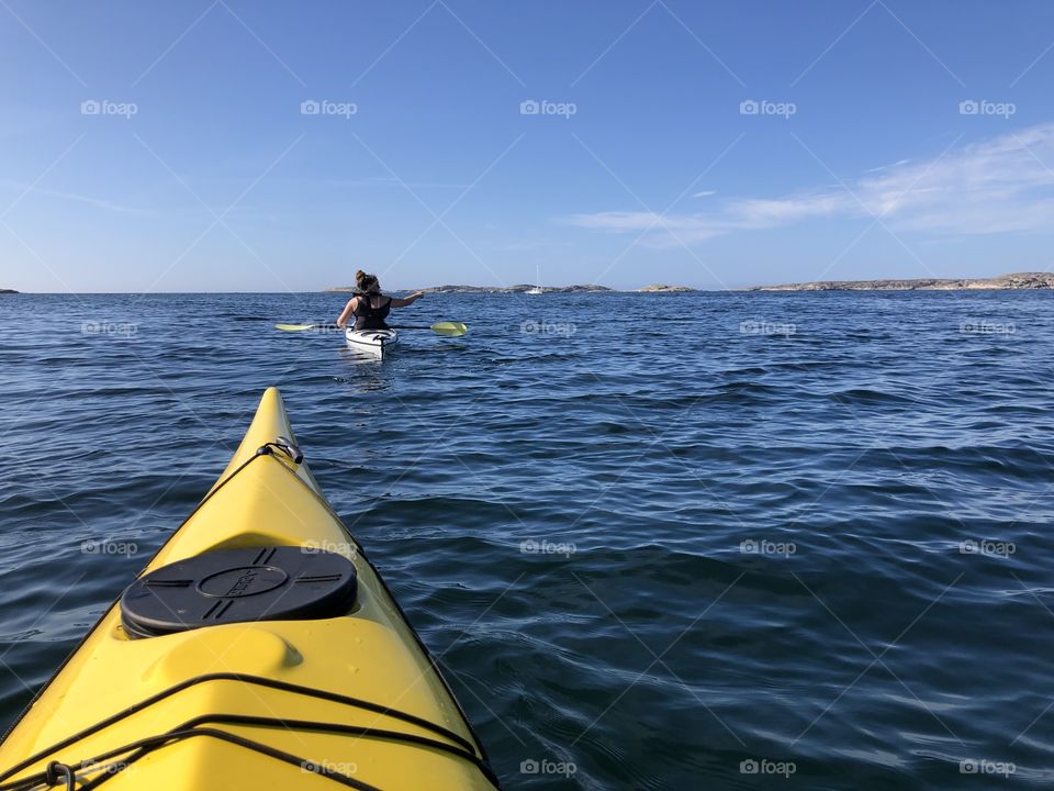 Sea kayaking