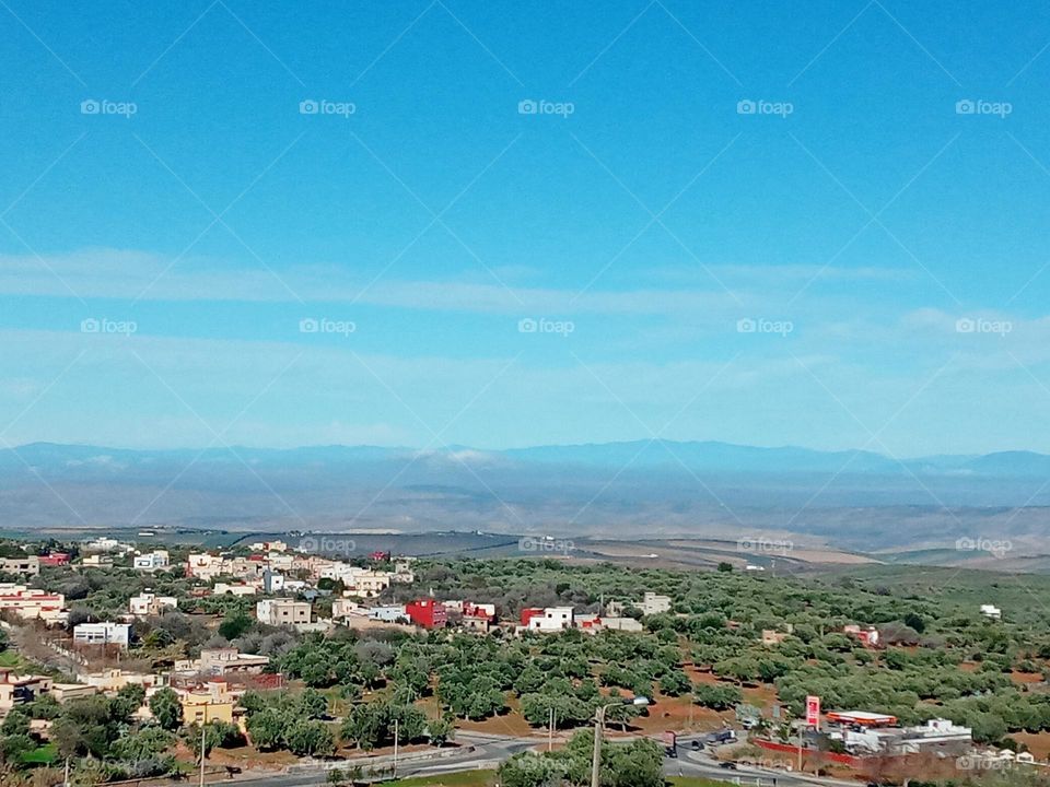 Population between the nature