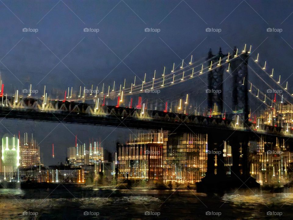 Night time under the bridge 