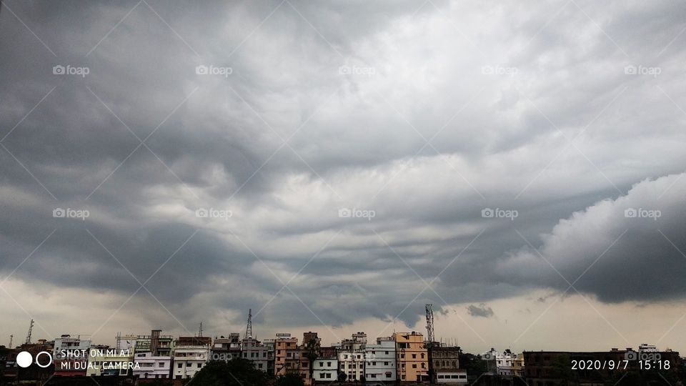 cloudy day after rain