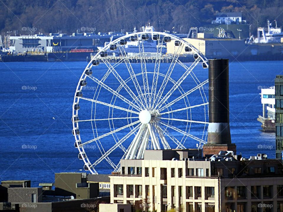 Ferris Wheel over the lake