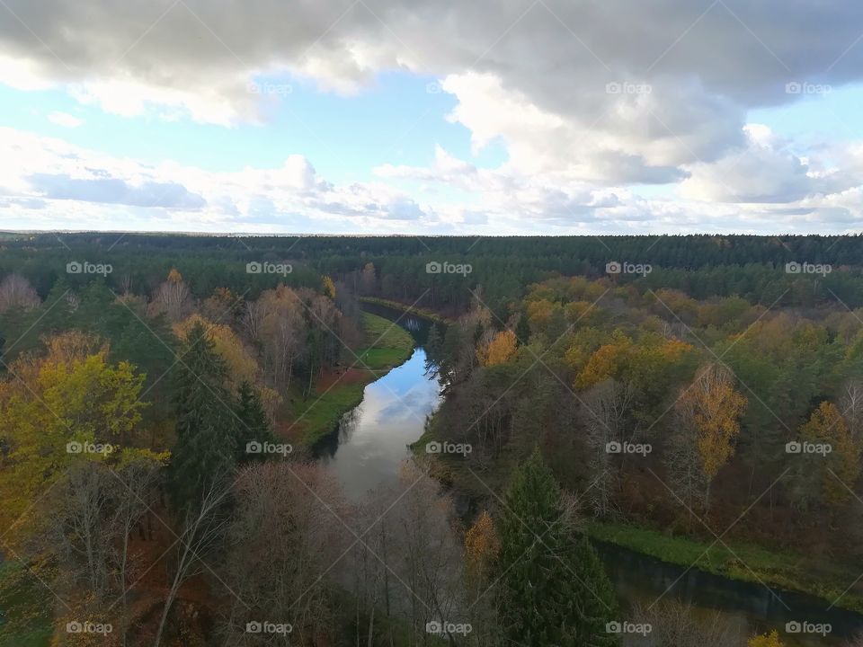 Anykščiai Tree Lawn Trail is the first trail in the Baltic States and throughout Eastern Europe, where you can walk on the trees at the lawn level.