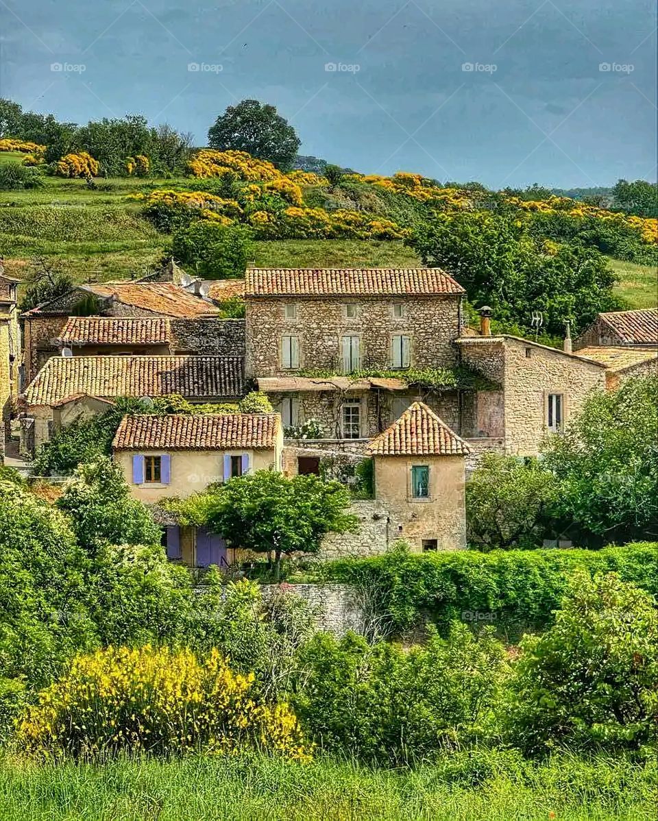 Glory be to God, the magnificent and picturesque view and the natural green trees are a view that is nothing more wonderful than it