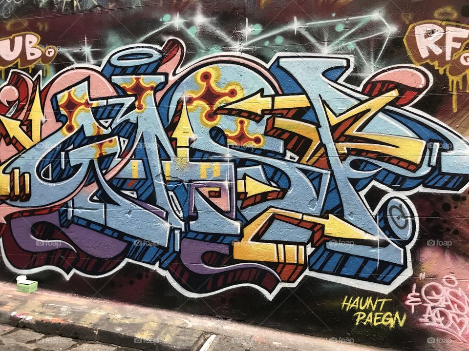 Melbourne street art graffiti wall art