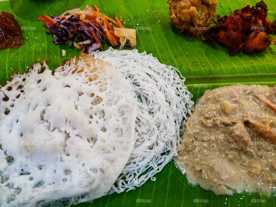 Breakfast- Aapam and Idiyappam