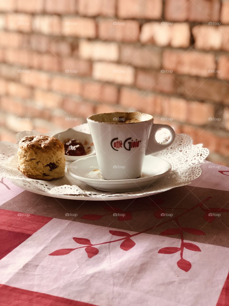 Breakfast and coffee 