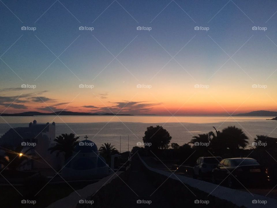 Sunset Mykonos 