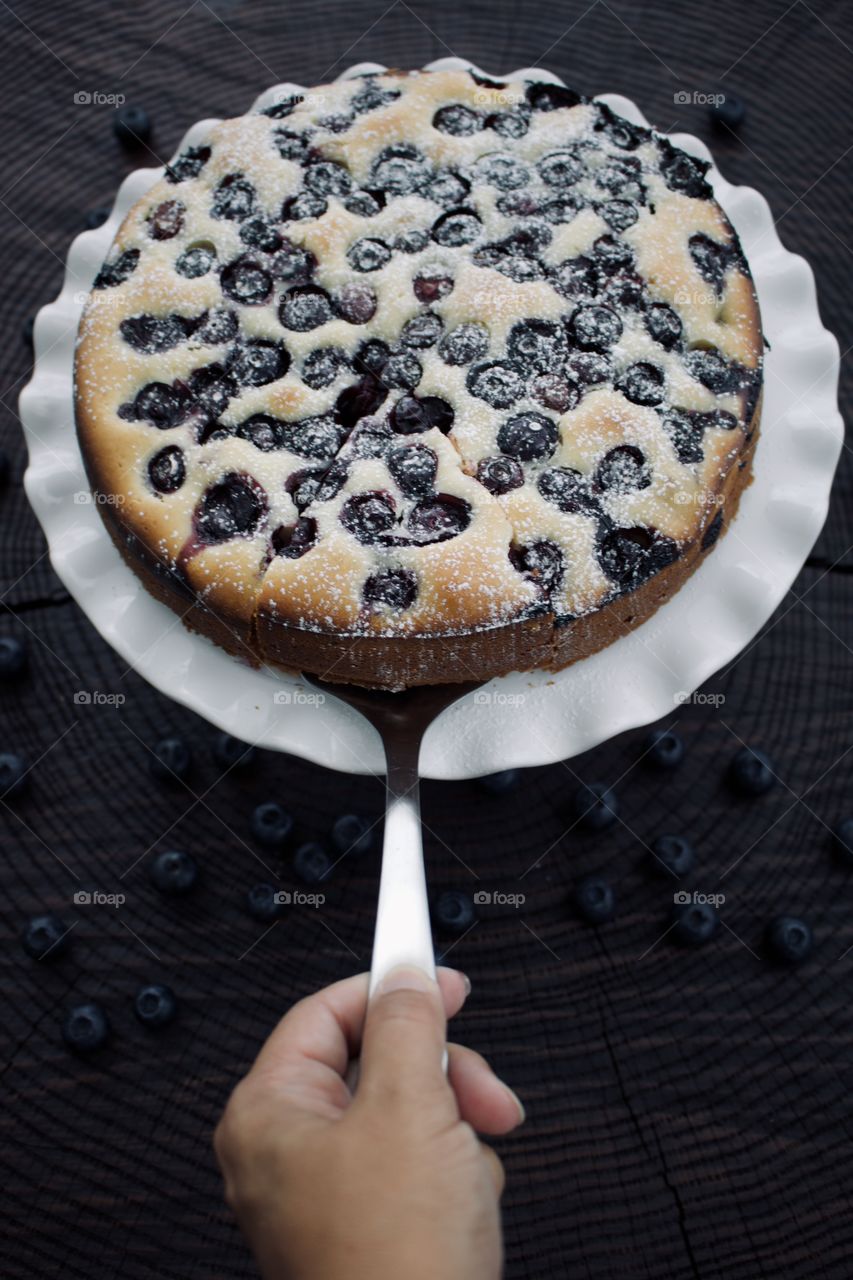 Blueberry cake