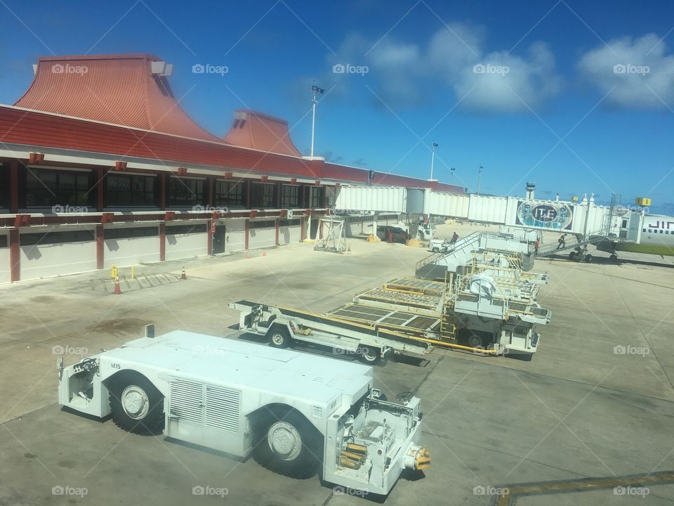 Ground Equipment at Saipan Int Airport