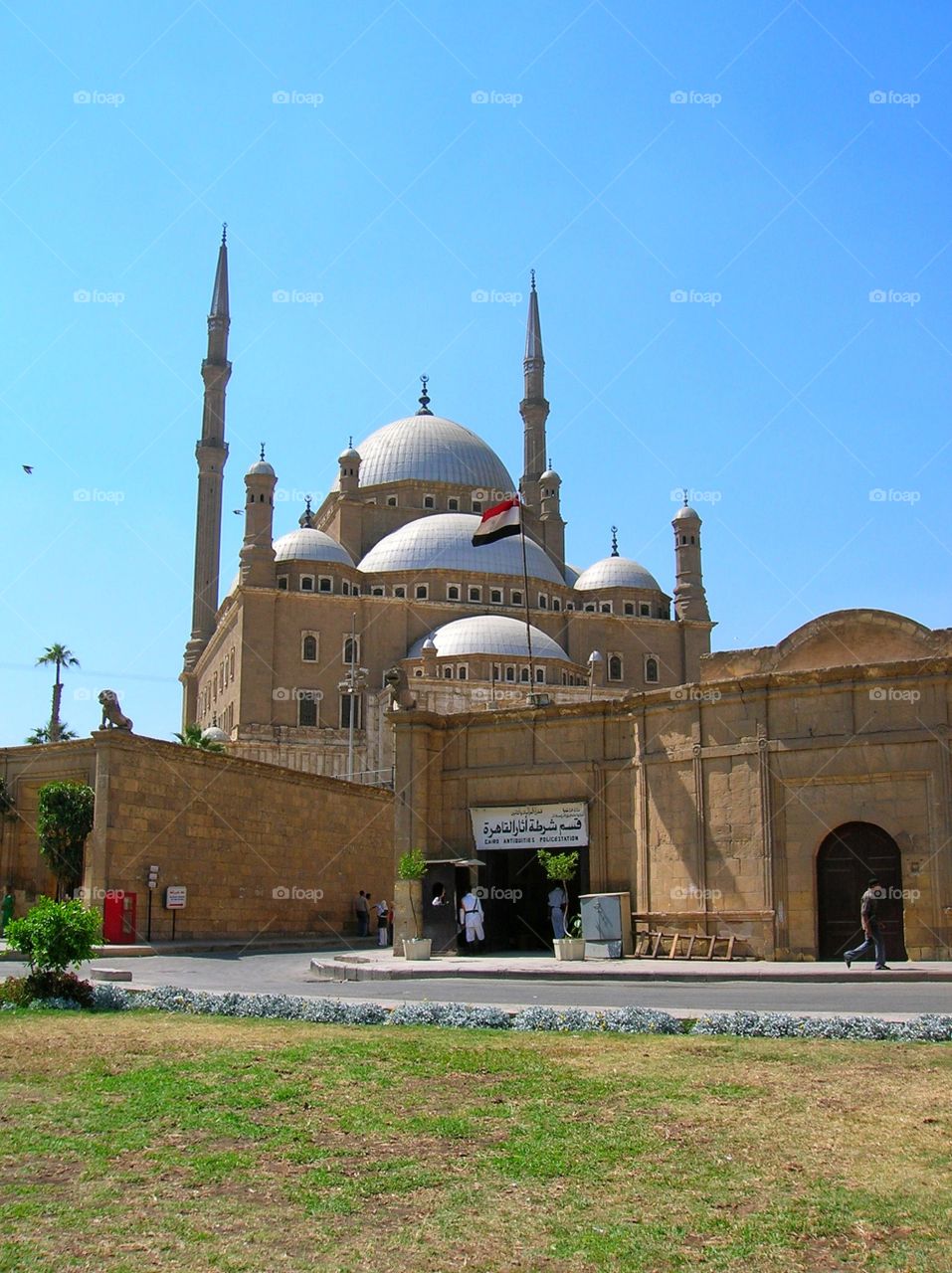 Beautiful day at the Citadel in Cairo, Egypt.