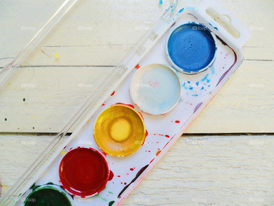 watercolor paints