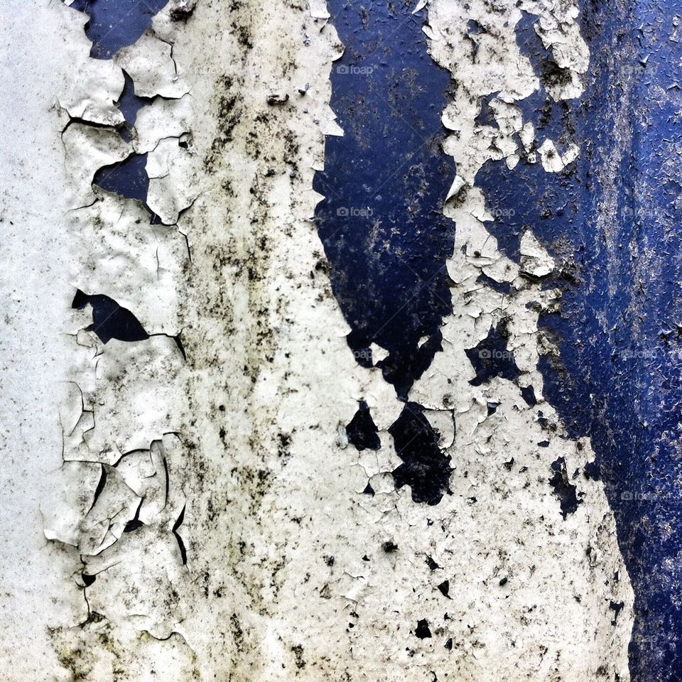 Peeling paint