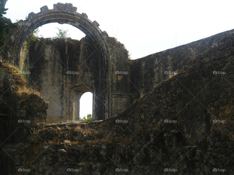 Door of Christ convent in Tomar in Portugal