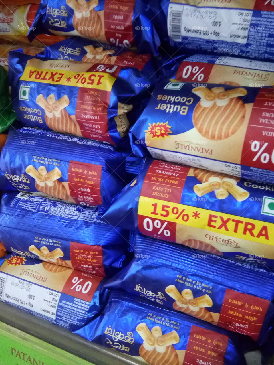 very very tasty biscuits named butter cookies made by Patanjali.