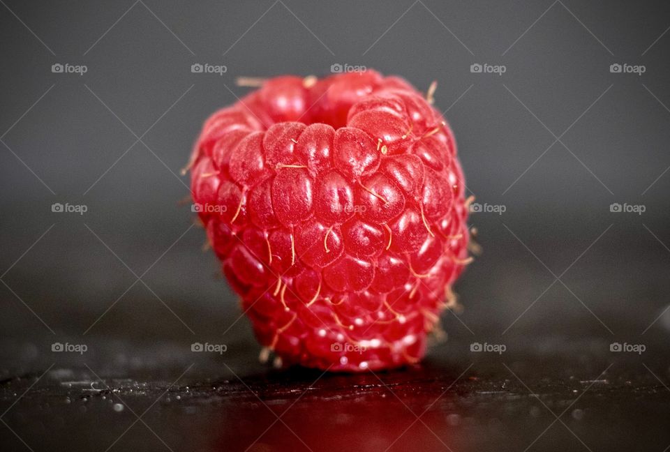 Raspberry close up