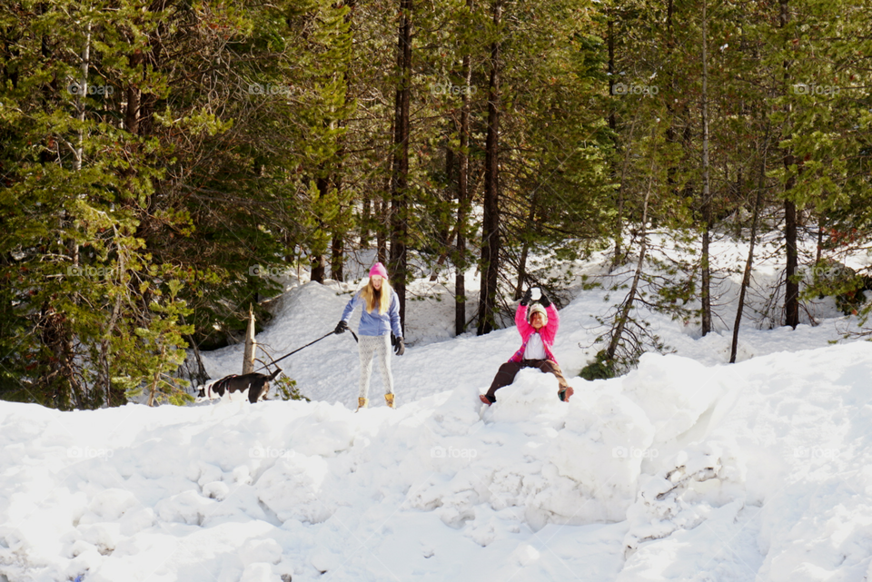 Winter with friends