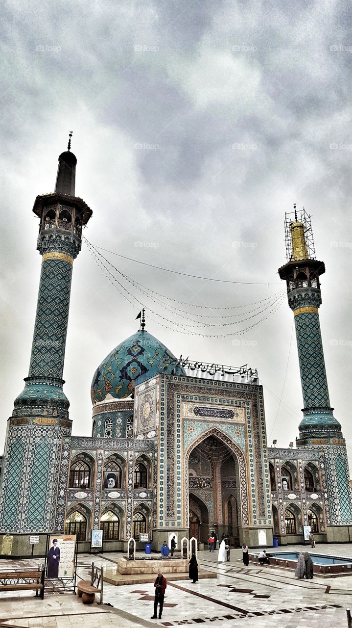 Emma Zadeh Saleh mosque in tajrish Tehran