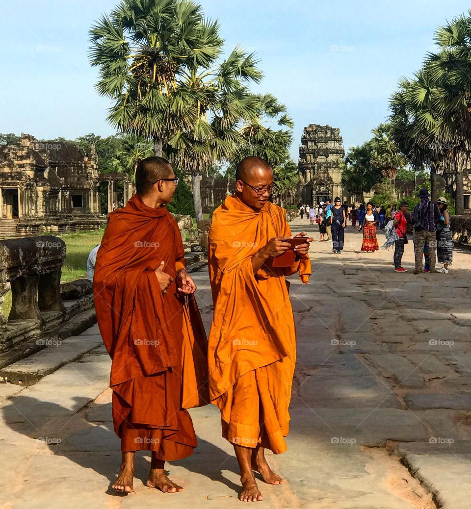 #monks #cambodia #angkorwat
