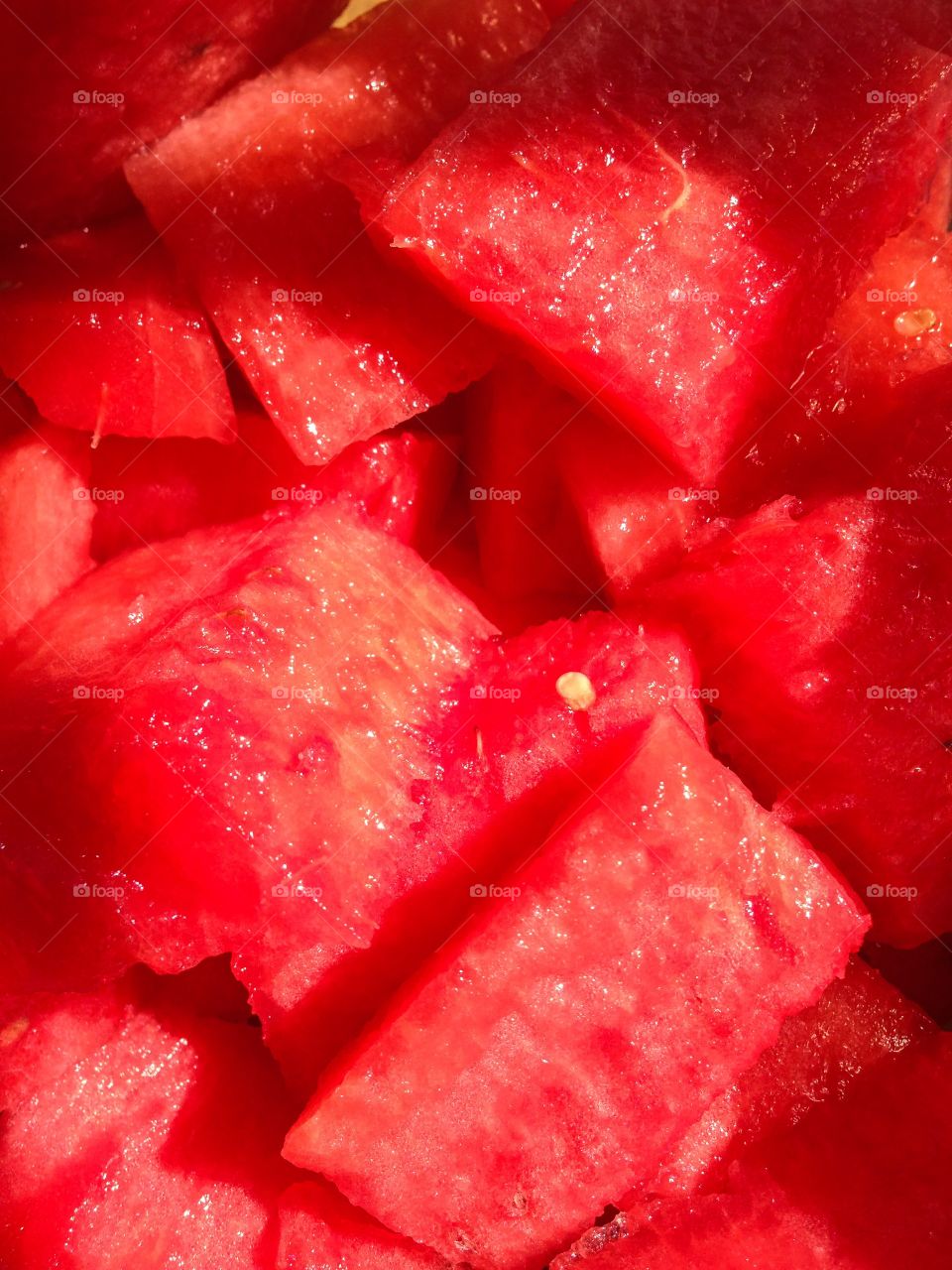 Fresh cut watermelon. Fresh cut fruit