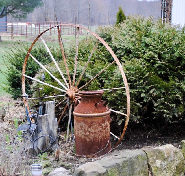 Yard Decoration on a Farm