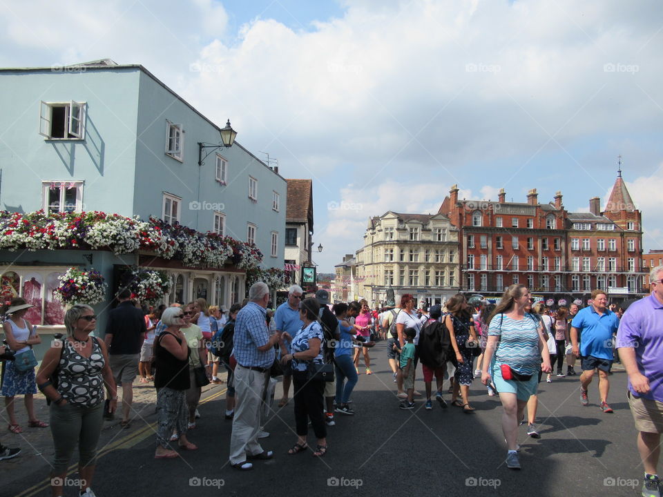 Busy street at Windsor