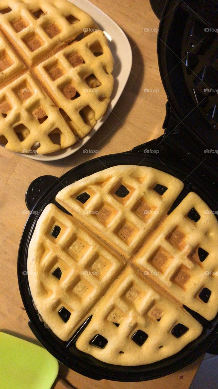 Waffles, what not to like?