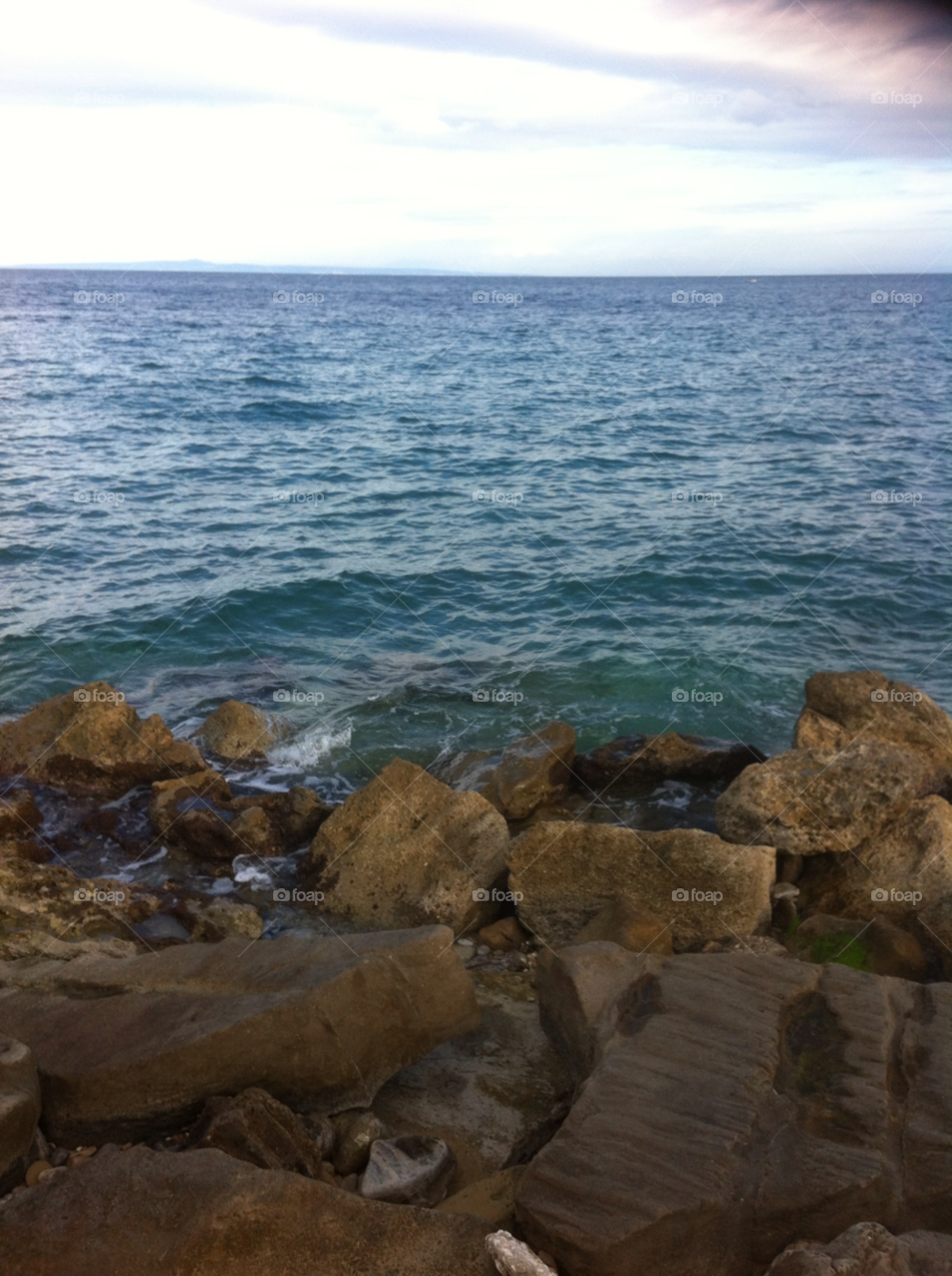 winter zante! sea and rocks! zante port! blue sea ! by kaltsodeta