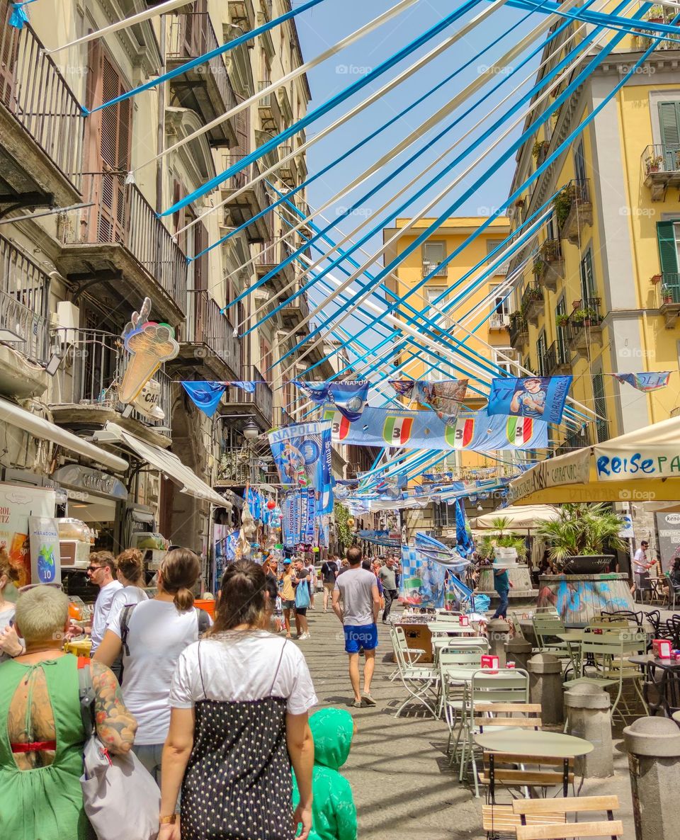 Hot on the old streets of Naples